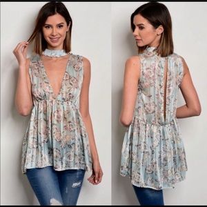 Baby doll chocker shirt